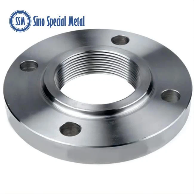 DIN 2565-2569 UNS N02200 JIS NW 2200 WNR 2,4066 Níquel 200 flanges rosqueadas com pescoço